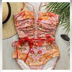 Zimmermann Violet one piece swimsuit